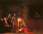 圣施洗圣约翰的斩首 - 米开朗基罗·梅里西·德·卡拉瓦乔