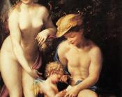 科雷乔 : Venus with Mercury and Cupid