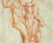 拉斐尔 : Psyche presenting Venus with water from the Styx