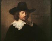 伦勃朗 - Portrait of Nicolaes van Bambeeck
