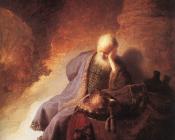 伦勃朗 - Jeremiah Lamenting the Destruction of Jerusalem