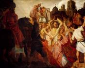 伦勃朗 : The lapidation of Saint Stephen