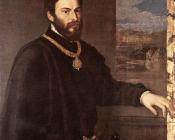 提香 : Portrait of Count Antonio Porcia