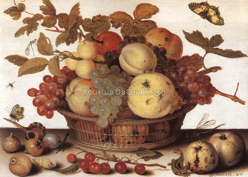 graphic fruit basket