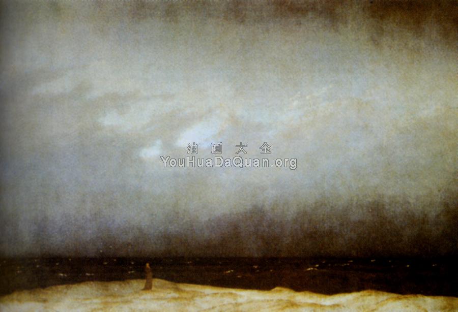 capuchin friar by the sea