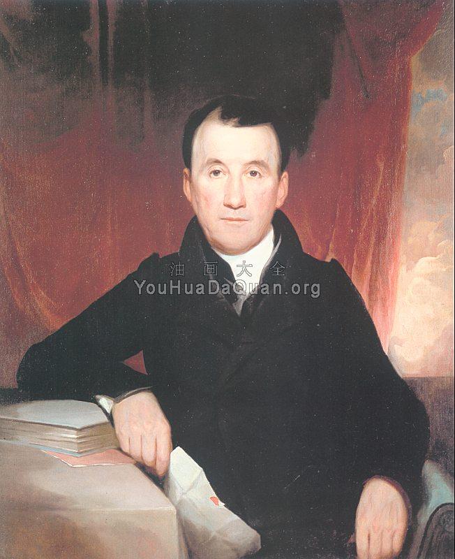 portrait of jonas platt - 塞缪尔·芬利·布里斯·莫尔斯
