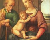 拉斐尔 : Madonna with Beardless St Joseph